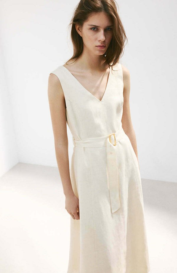 Mango ADULT - Day dress - white