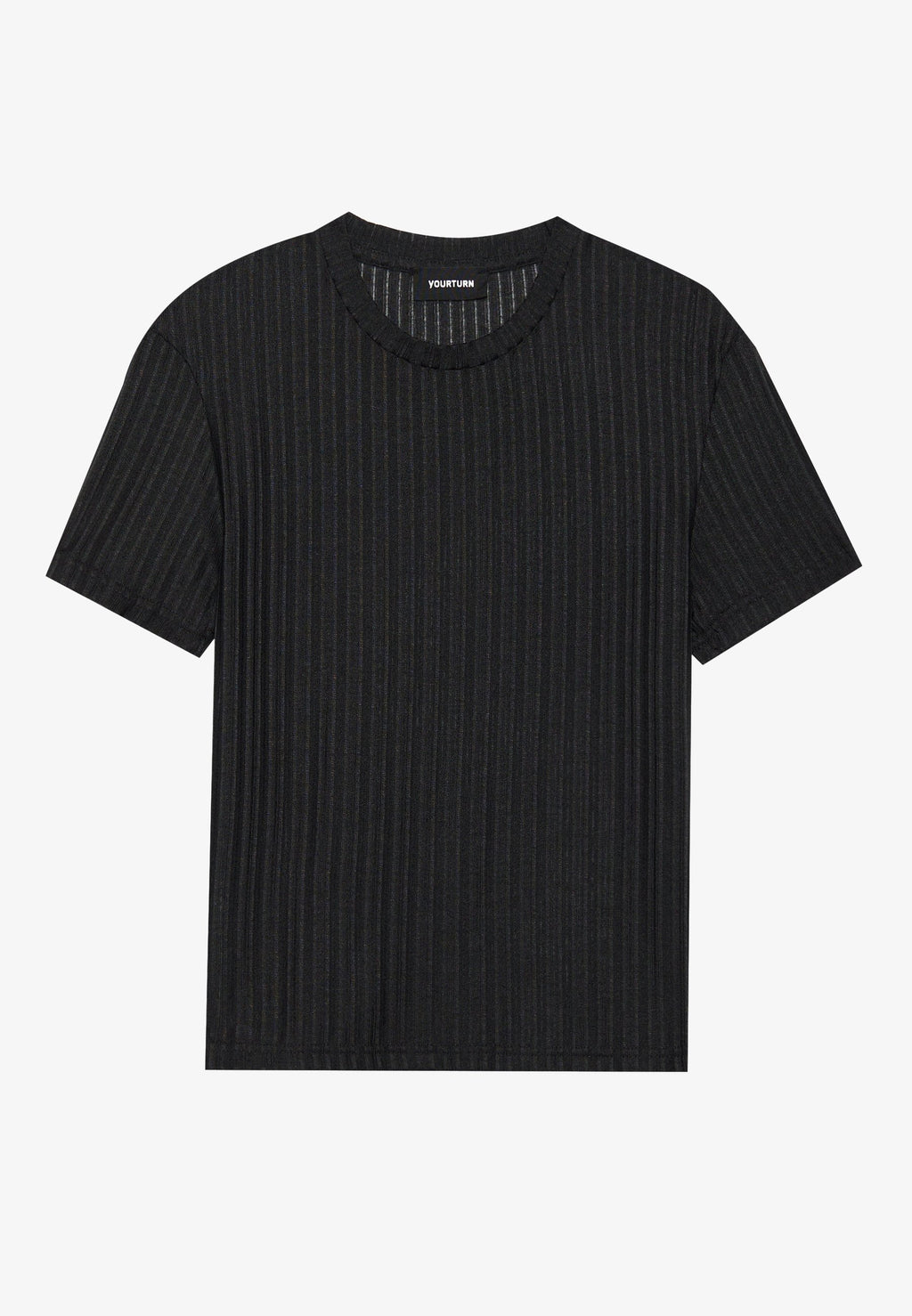 YOURTURN SHEER RIB T SHIRT UNISEX