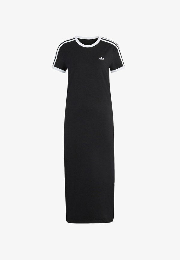 adidas Originals 3S - Jersey dress - black   white
