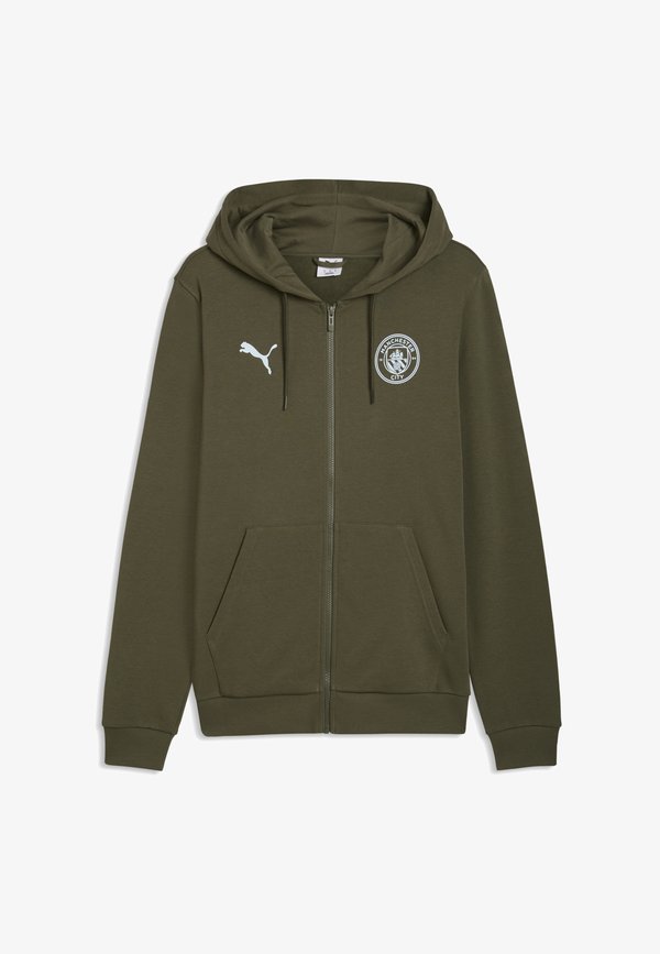 Puma MANCHESTER CITY FC FTBLCULTURE - Zip-up sweatshirt - green moss-sea glass