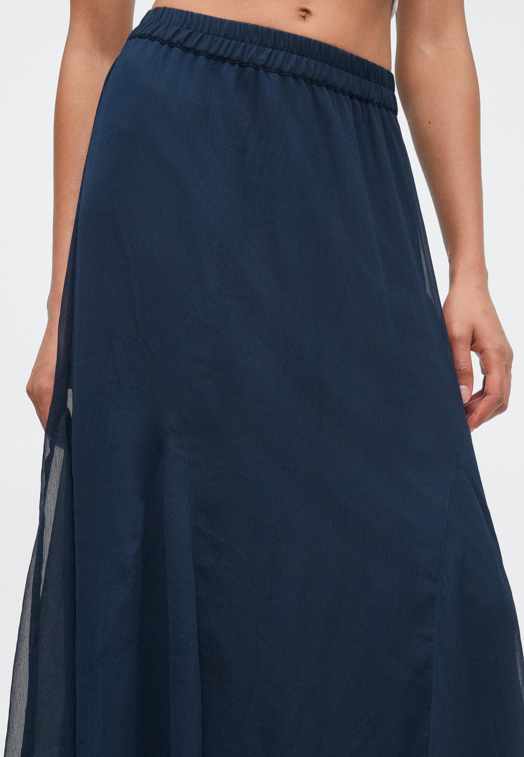 VILA VIFALIA HIGH WAIST MIDI SKIRT