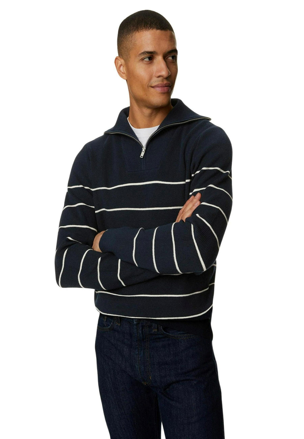Marks & Spencer COTTON BLEND STRIPED