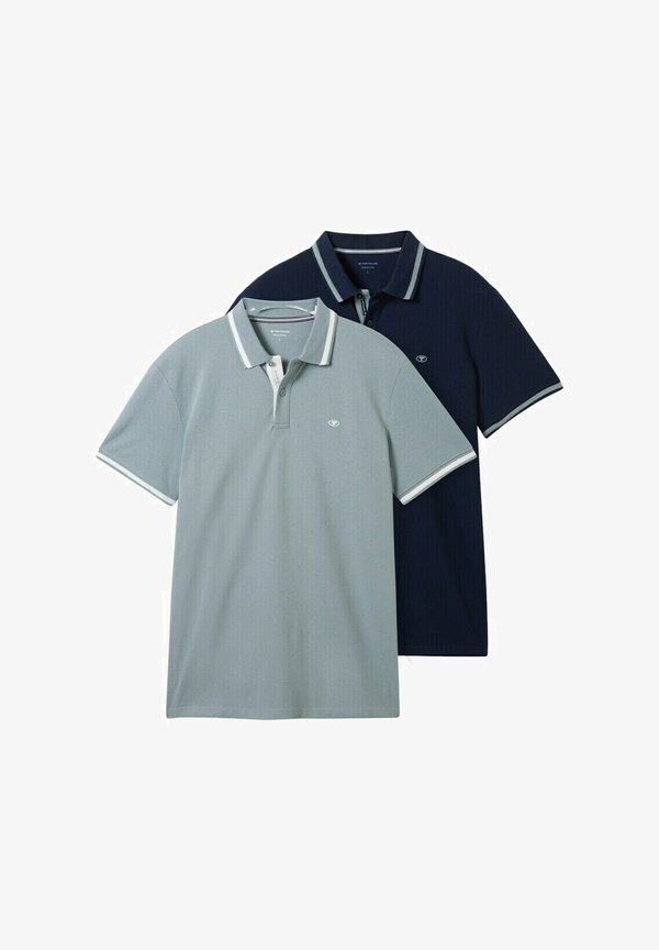 TOM TAILOR 2-PACK - Polo shirt - sky captain blue