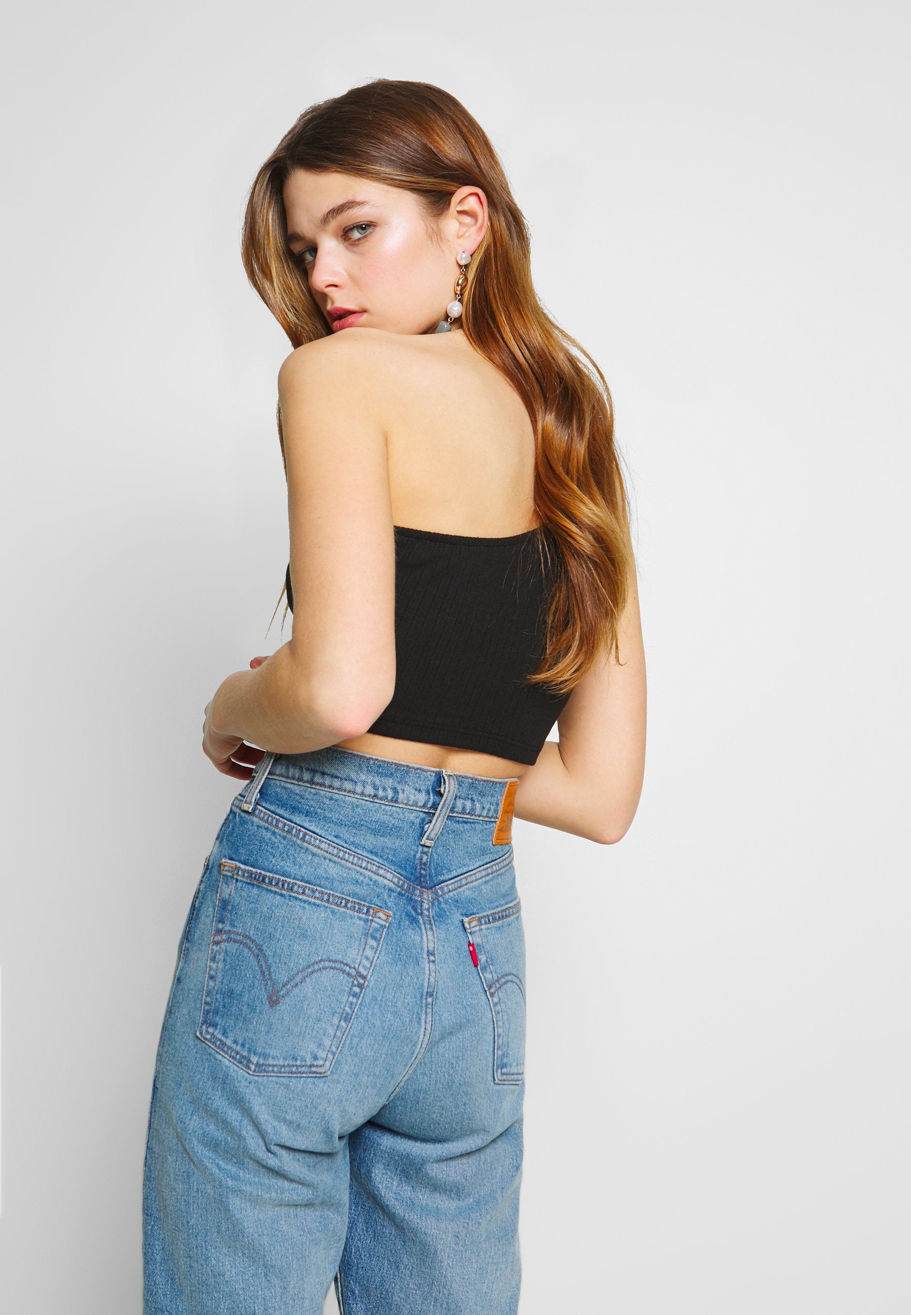 Glamorous 2 PACK ONE SHOULDER CROP