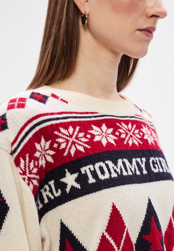 Tommy Jeans FAIR ISLE CREWNECK SWEATER