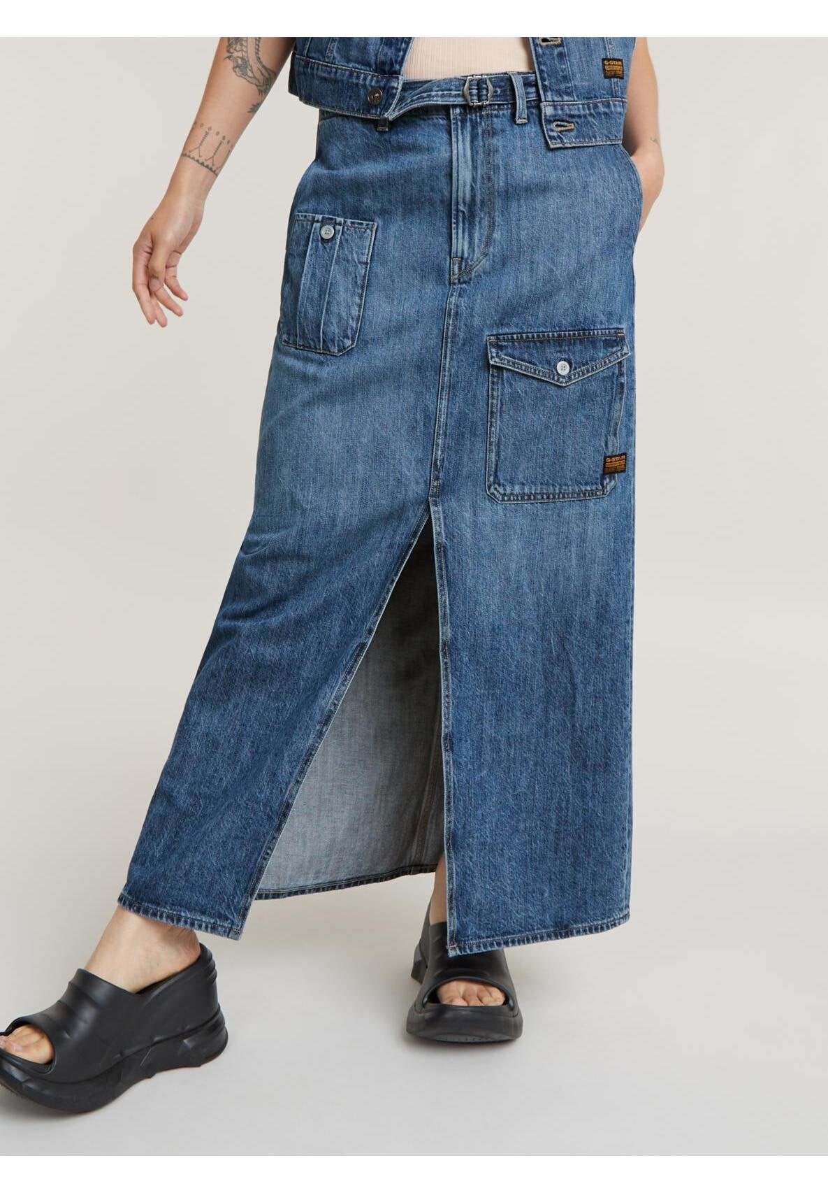 BELTED LONG SKIRT Media 3