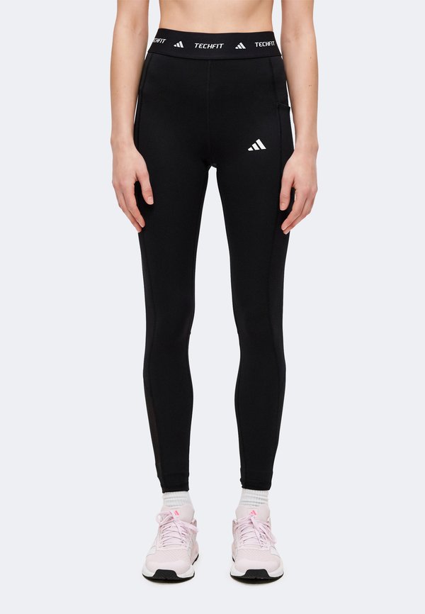 adidas Performance STASH POCKET FULL LENGTH LEGGINGS - Leggings - black