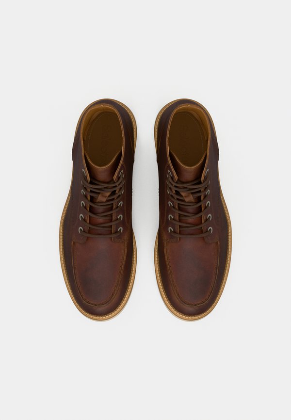 Selected Leather moc toe