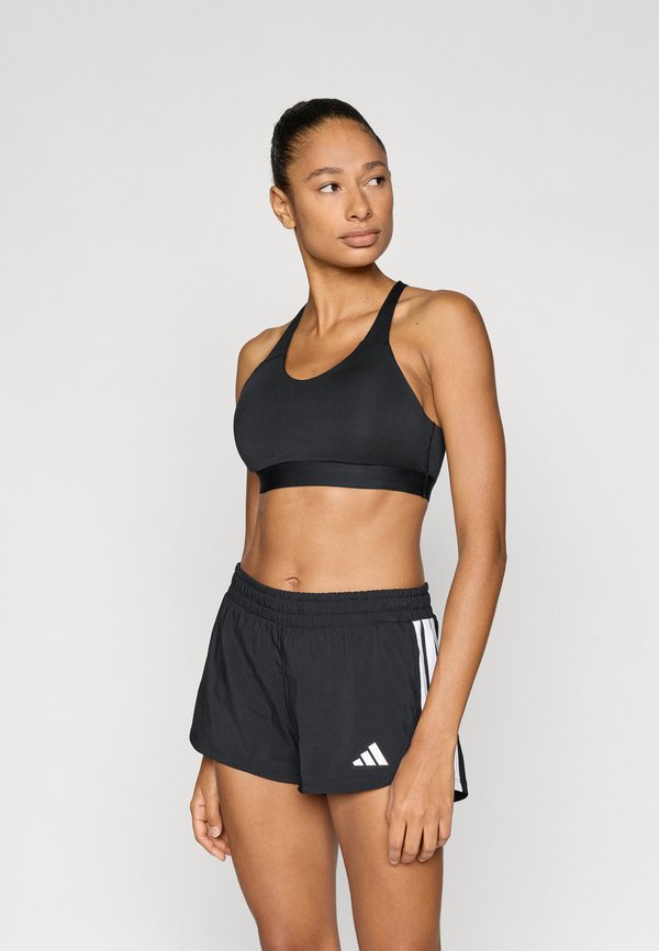adidas Performance OPTIMÉ ESSENTIALS WORKOUT HIGH SUPPORT BRA - High support sports bra - black
