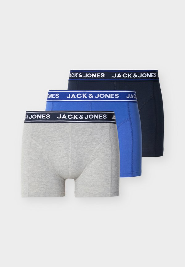 Jack & Jones JACDANNY TRUNKS 3 PACK - Trunks - dazzling blue/navy/light grey melange