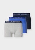 Jack & Jones JACDANNY TRUNKS 3 PACK - Trunks - dazzling blue/navy/light grey melange