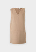 Calvin Klein DOUBLEFACE V NECK MINI SHIFT
