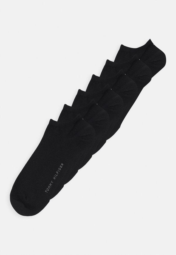 Tommy Hilfiger 6 PACK - Sneaker socks - black