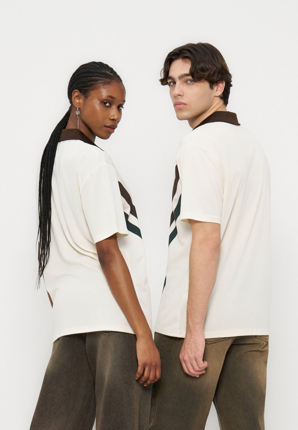 YOURTURN RELAXED FIT SPORTY POLO SHIRT