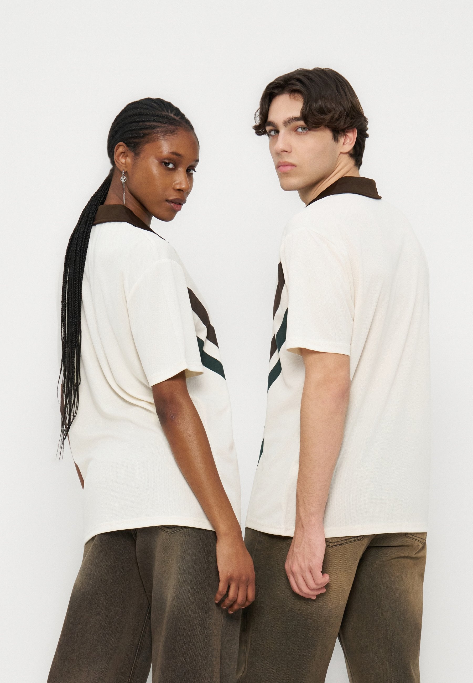 YOURTURN RELAXED FIT SPORTY POLO SHIRT