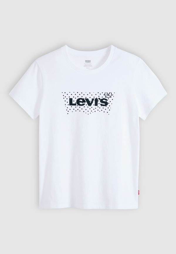 Levi's® THE PERFECT TEE - Print T-shirt - inga dot bw fill bright white