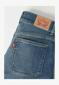 Levi's® 318 TAILORED WIDE LEG LEAVING LATE - Wide Leg - leaving late - dark indigo - worn in