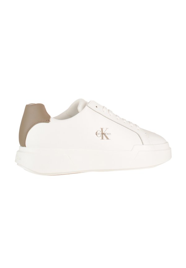 Calvin Klein CHUNKY CUPSOLE LACEUP BRIGHT WHITE/DESERT TAUPE #05O