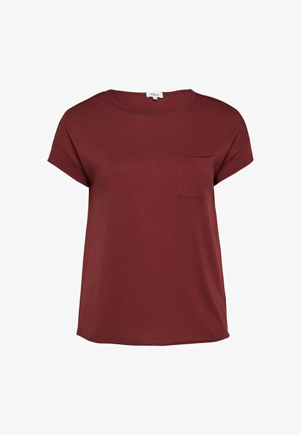 s.Oliver T-SHIRT - Basic T-shirt - bordeaux