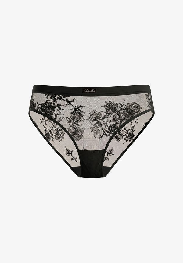 Calvin Klein CALVIN KLEIN BIKINI BRIEFS - ICON STRETCH LACE - Bikini bottoms - black