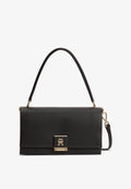 Tommy Hilfiger HER MED CROSSOVER - Handbag - black