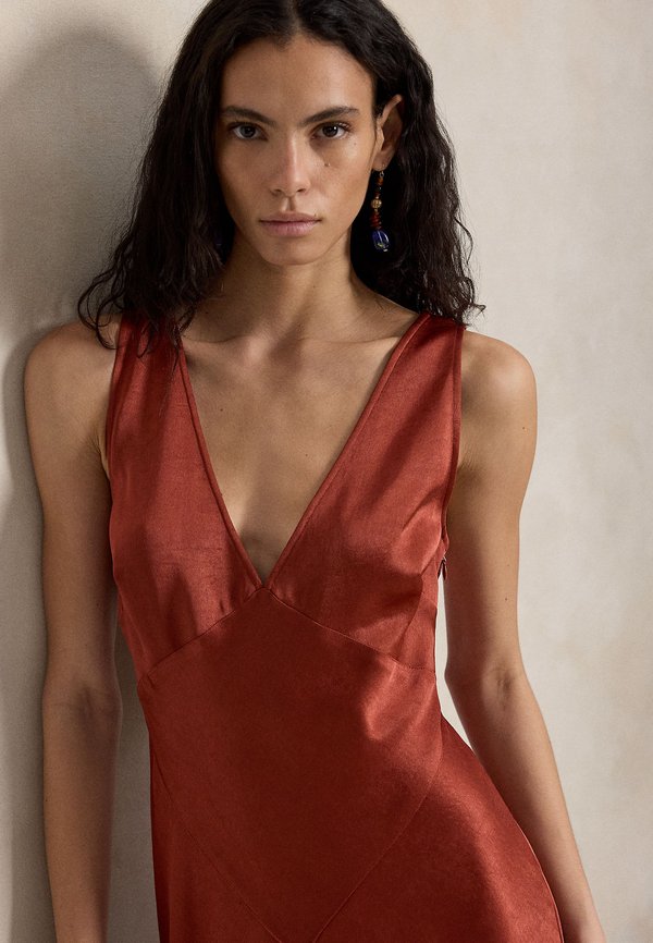 Polo Ralph Lauren SATIN PANELED DRESS
