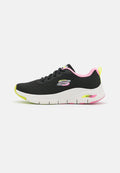 Skechers ARCH FIT - Trainers - black/multi-coloured