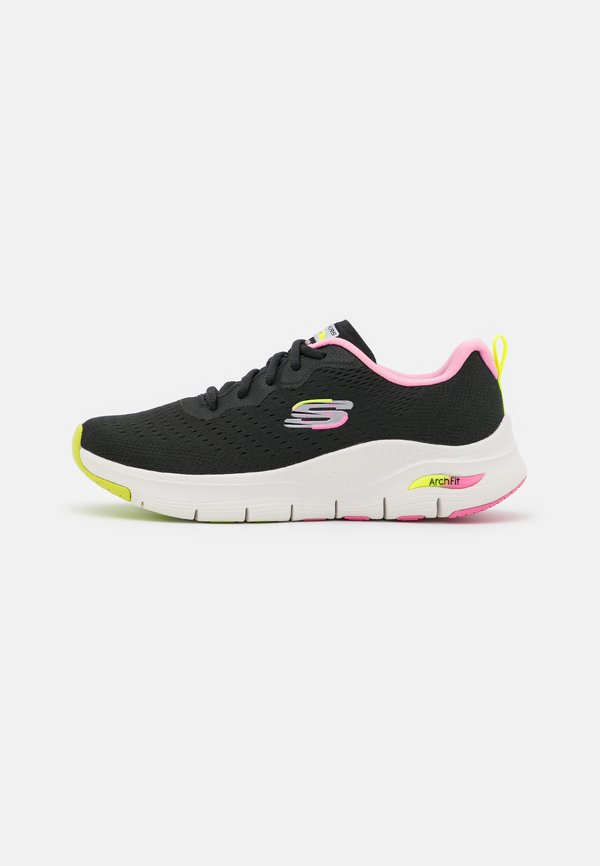 Skechers ARCH FIT - Trainers - black/multi-coloured