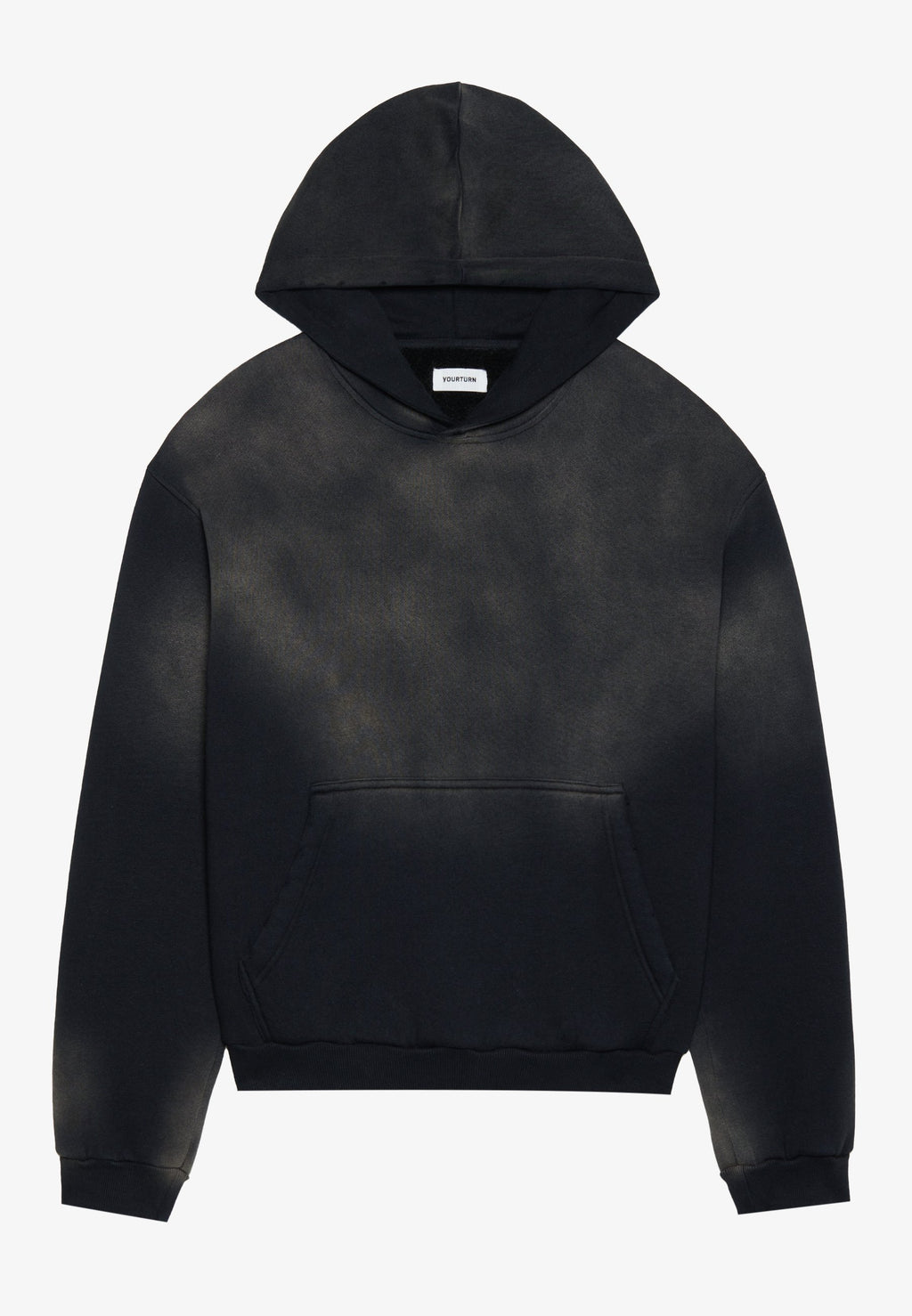 YOURTURN SUN FADED SHERPA LINED HOODIE UNISEX
