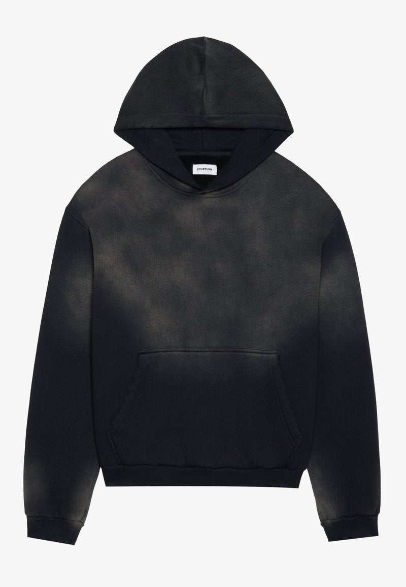SUN FADED SHERPA LINED HOODIE UNISEX Media 1