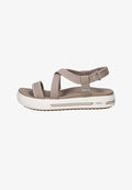 Skechers SKECHERS ARCH FIT ARCADE - ADIEU! DAMES SANDAAL - Platform sandals - bruin