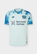 New Balance BAYER 04 26/27 AWAY SHORT SLEEVE  - Club wear - light blue