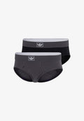 adidas Originals COMFORT 2-PACK - Briefs - schwarz/grau
