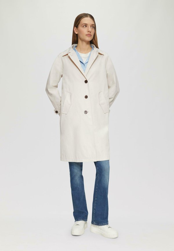 s.Oliver Classic coat - wollweiß