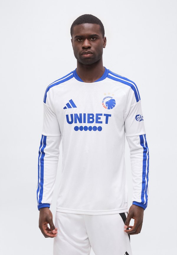adidas Performance FC COPENHAGEN 26/27 HOME LONGSLEEVE - Club wear - white
