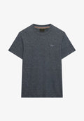 Superdry & Co SUPERDRY ESSENTIAL STACKED LOGO EMBROIDERED T-SHIRT.. - Basic T-shirt - eclipse navy grey feeder grey