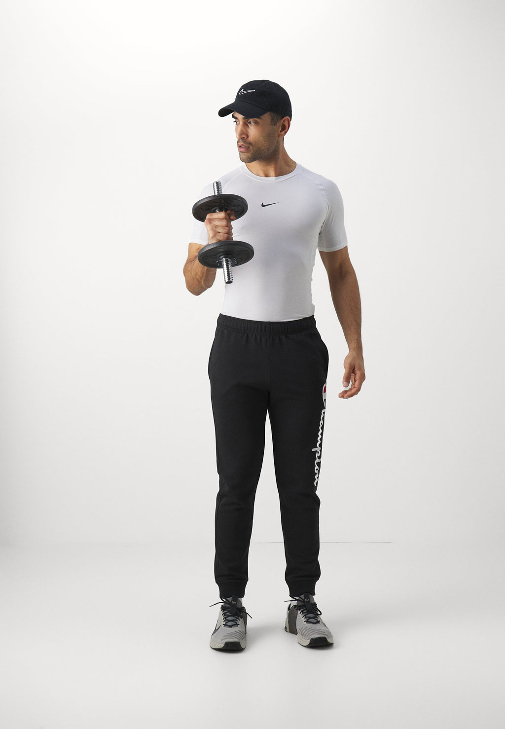 Champion ICONS CUFF PANTS LARGE LOGO