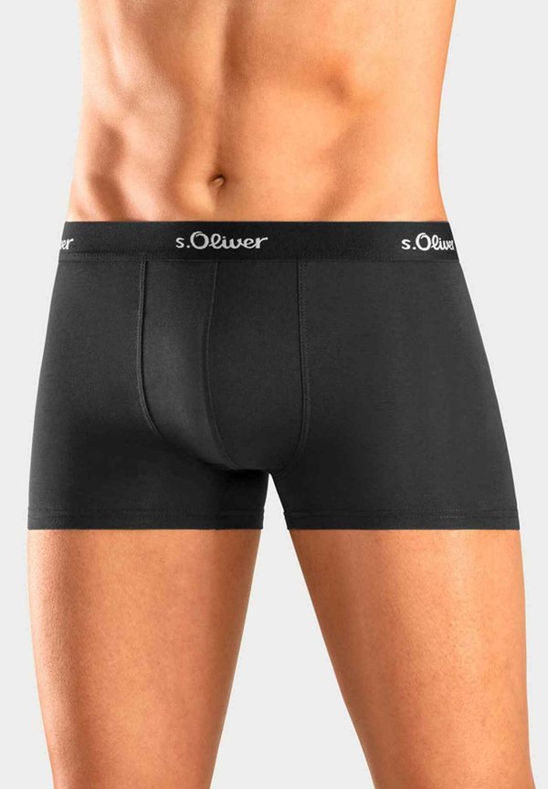 s.Oliver BASIC 3 PACK - Trunks - schwarz