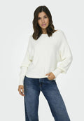 ONLY ONLADALINE LIFE PULLOVER - Jumper - snow white