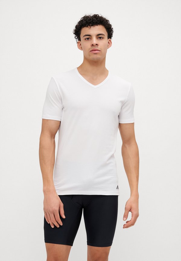 adidas Sportswear V NECK 2 PACK - Undershirt - white