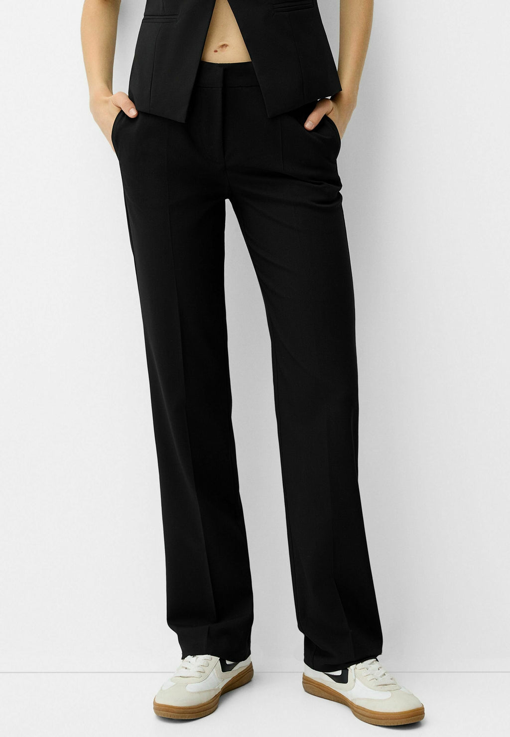 Bershka STRAIGHT-LEG TAILORED