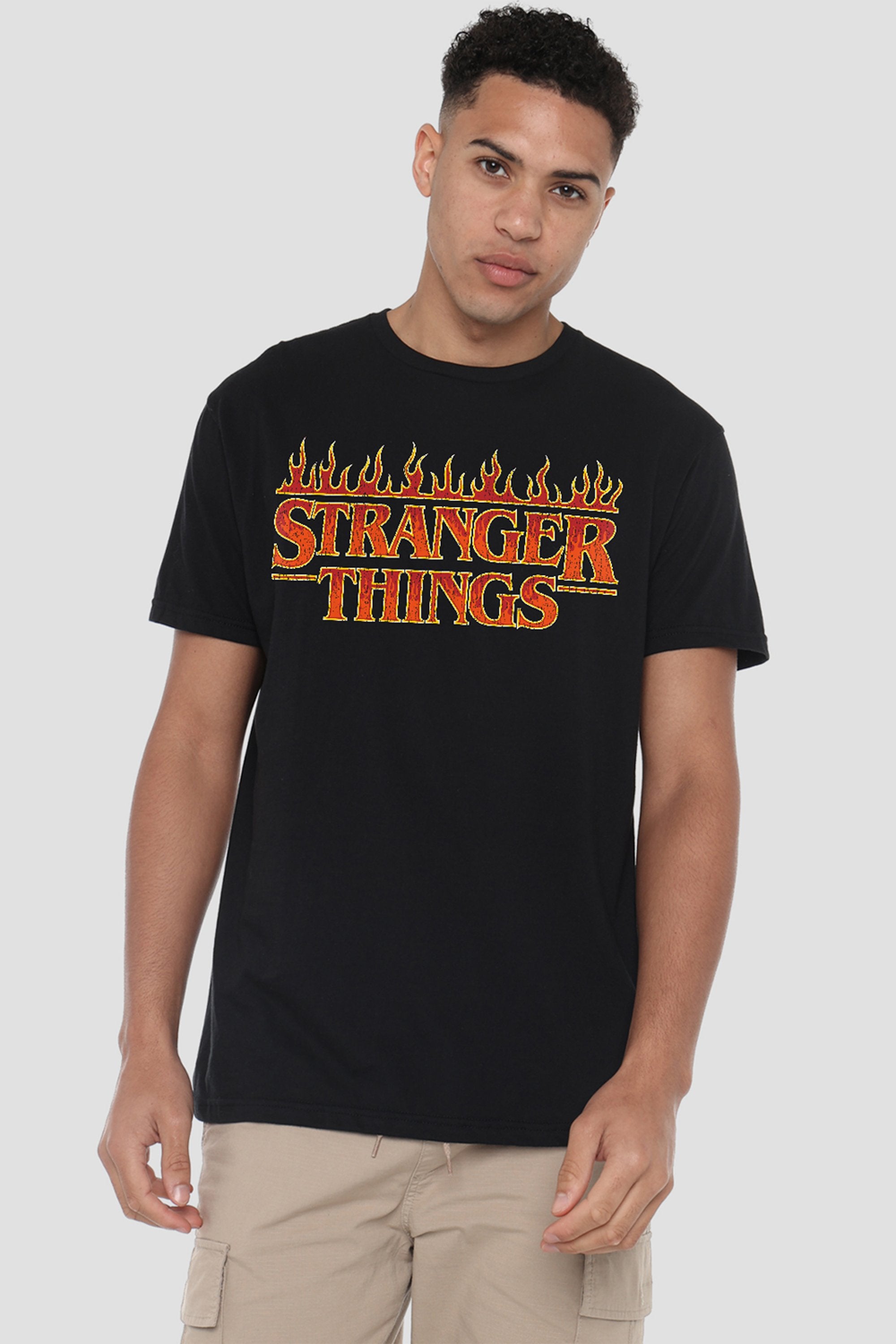 STRANGER THINGS VINTAGE FLAMING LOGO  Media 2