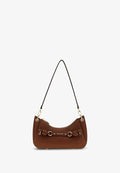 Guess CAMELIA SHOULDER BAG - Handbag - cognac