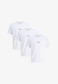 Jack & Jones 3ER PACK SOHO - Print T-shirt - weiß