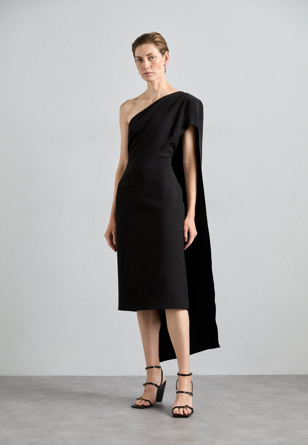 Et Ochs QUINN ONE SHOULDER DRESS