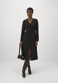 DKNY LONG SLEEVE MIDI DRESS