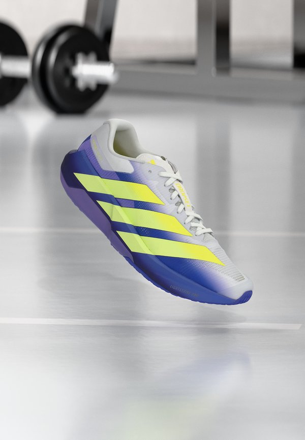 adidas Performance ADIZERO DROPSET PRO - Training shoe - core black/solar lemon/solar purple