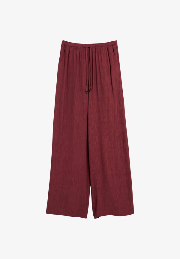 s.Oliver HOSE - Trousers - bordeaux