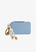 Tommy Hilfiger MULTI CHARM LEATHER KEYRING PURSE - Keyring - light blue