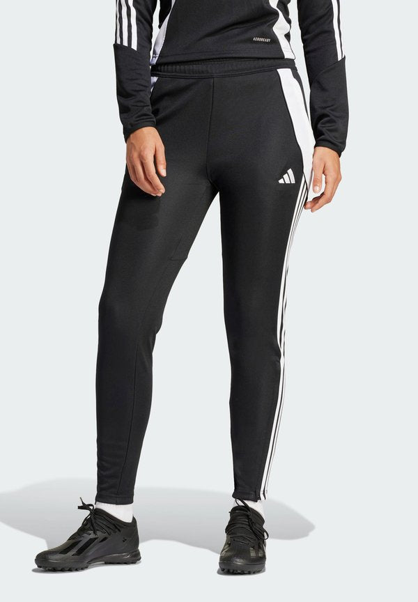 adidas Performance TIRO24 TRAINING PANT REGULAR - Tracksuit bottoms - black white